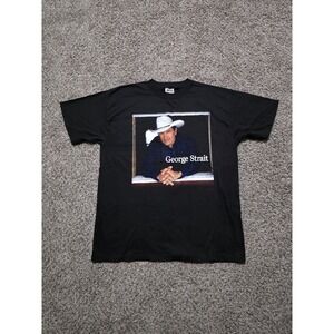 Vintage 90's George Strait Country Music Festival T-shirt Size X-Large